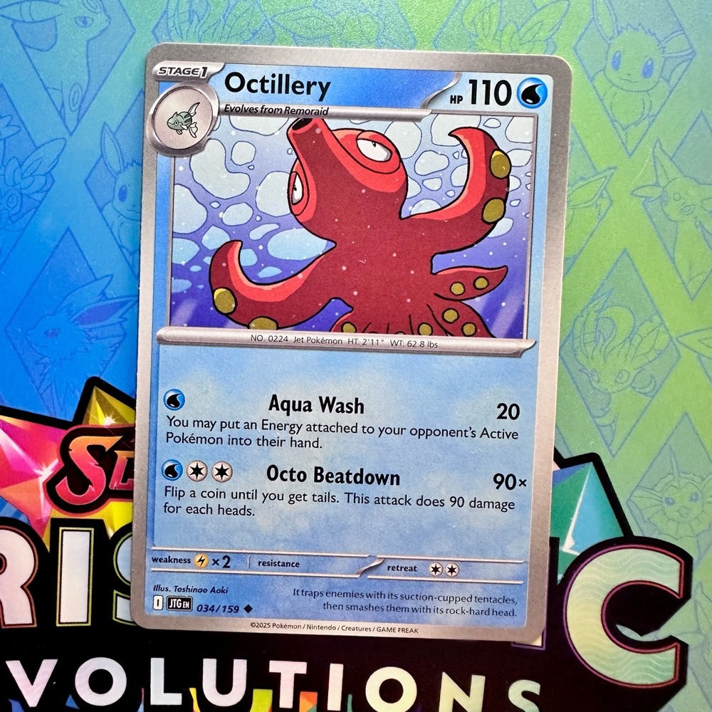 octillery (034/159) - uncommon — pokémon: journey together
